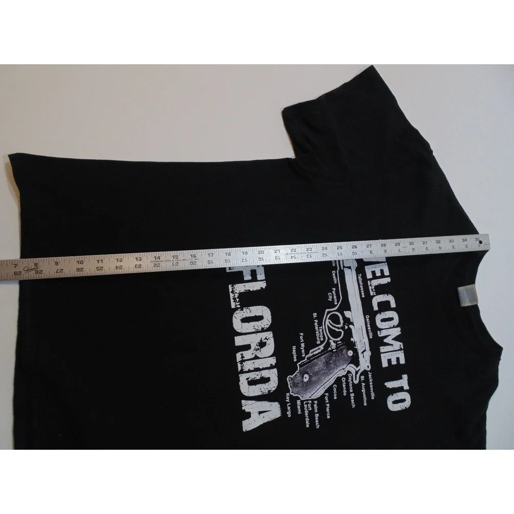 Welcome To Florida Pro Gun Rights Florida Map Men's‎ XL T-shirt Delta Pro Weight